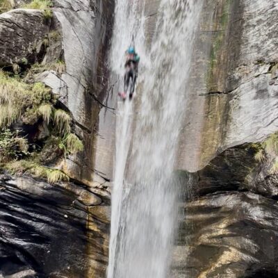 waterfall slide