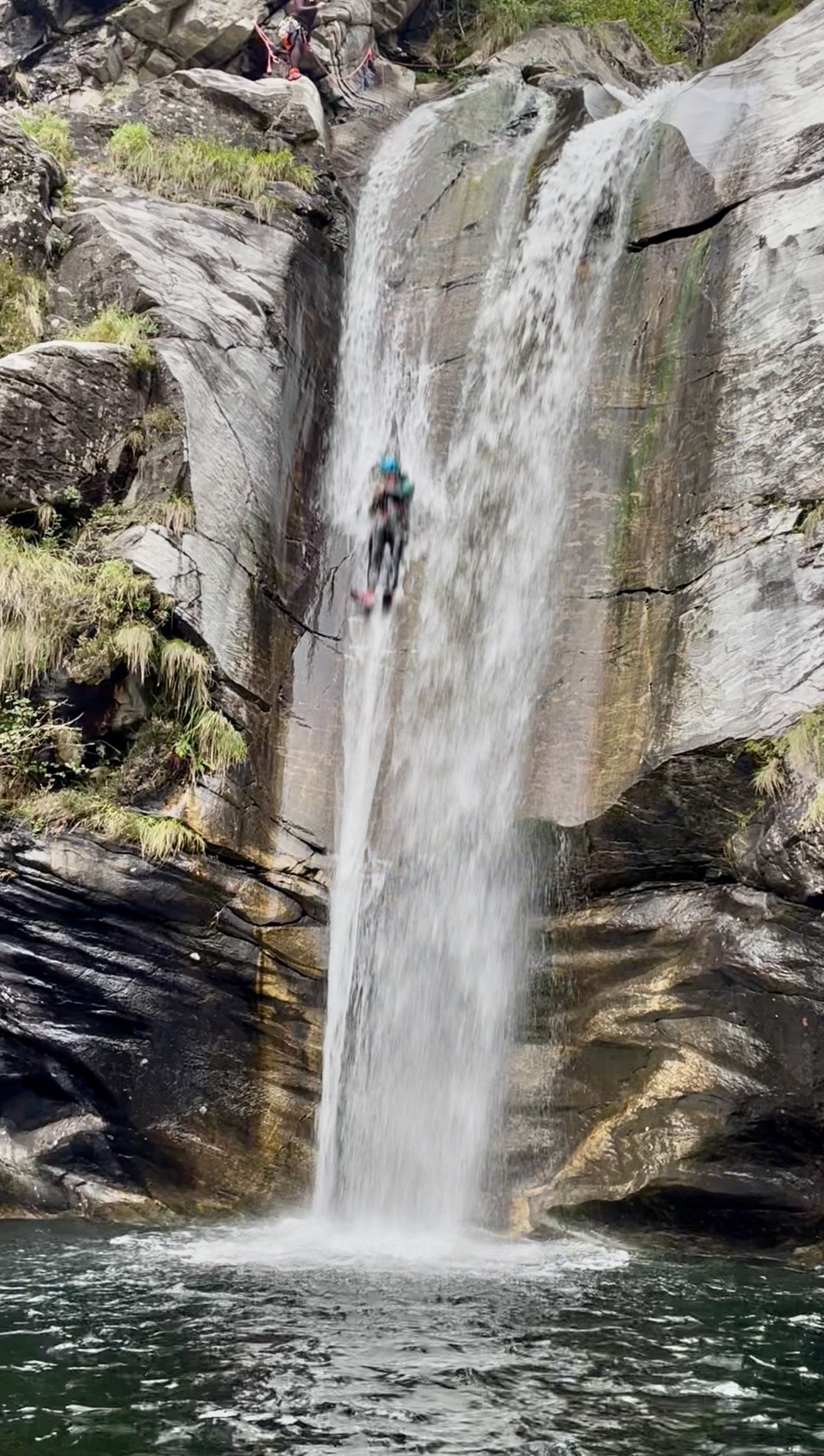 waterfall slide